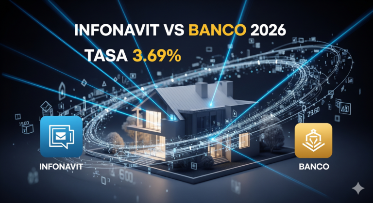 Crédito Hipotecario en México 2026: INFONAVIT vs Banco — Comparativa Completa con Tasas