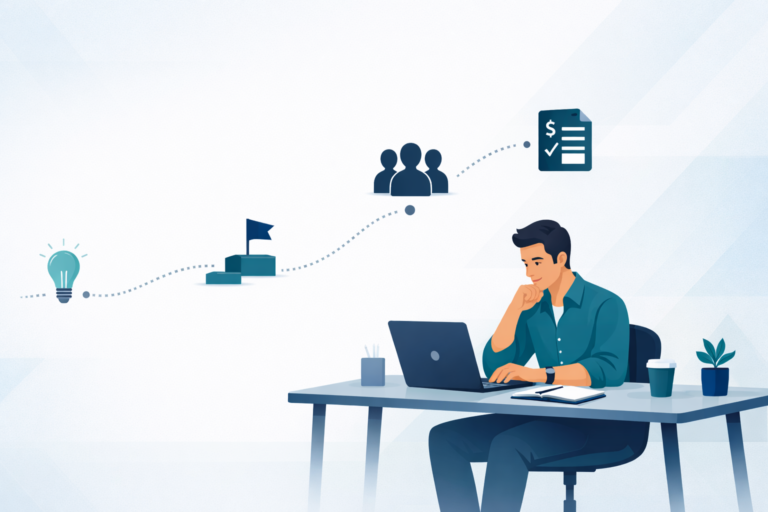 Hoja de ruta del emprendedor mexicano 2026: de la idea a tu primera nómina en 12 pasos