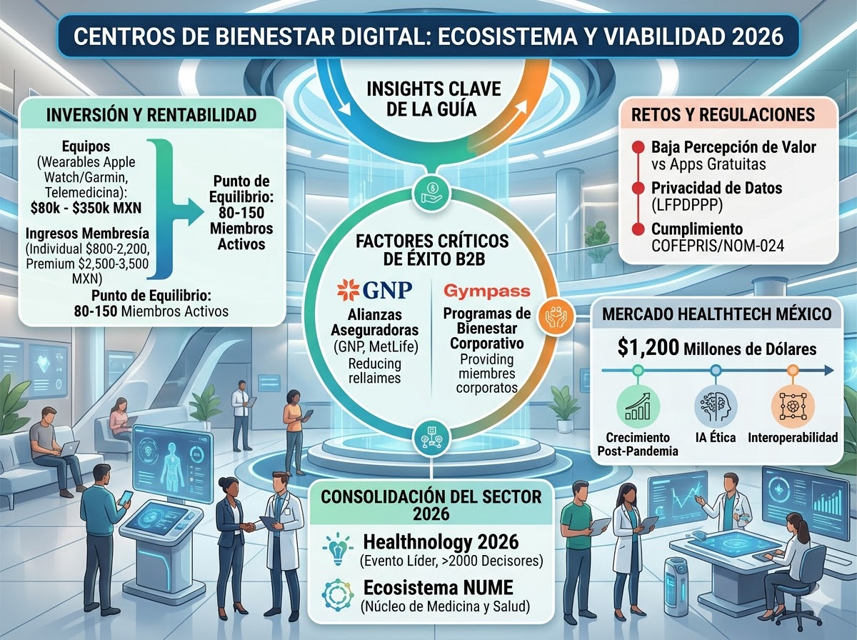 ¿Es negocio abrir un centro de bienestar digital con tecnología de salud preventiva en 2026?