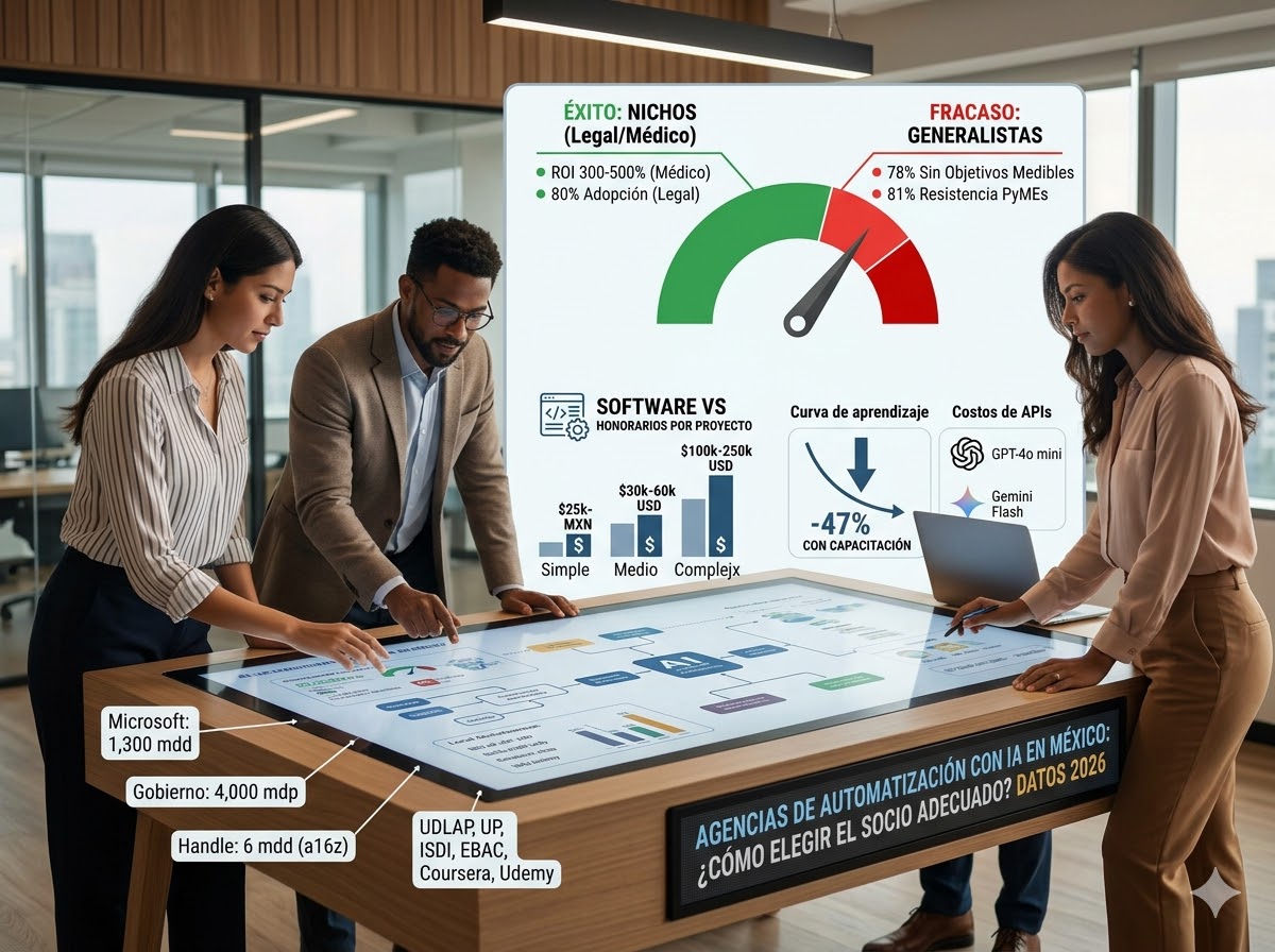 ¿Es negocio abrir una agencia de automatización con Inteligencia Artificial en 2026?