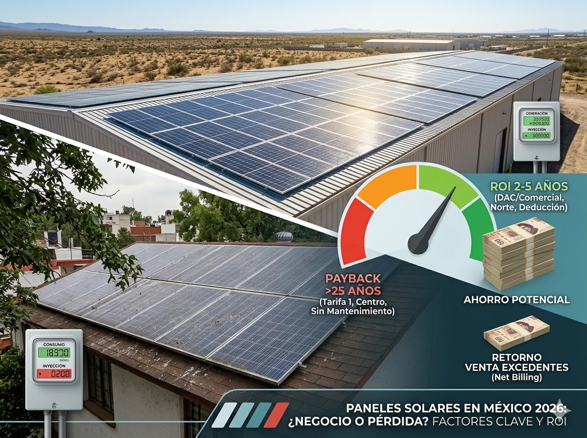 ¿Es negocio invertir en paneles solares para venta de excedentes en 2026?