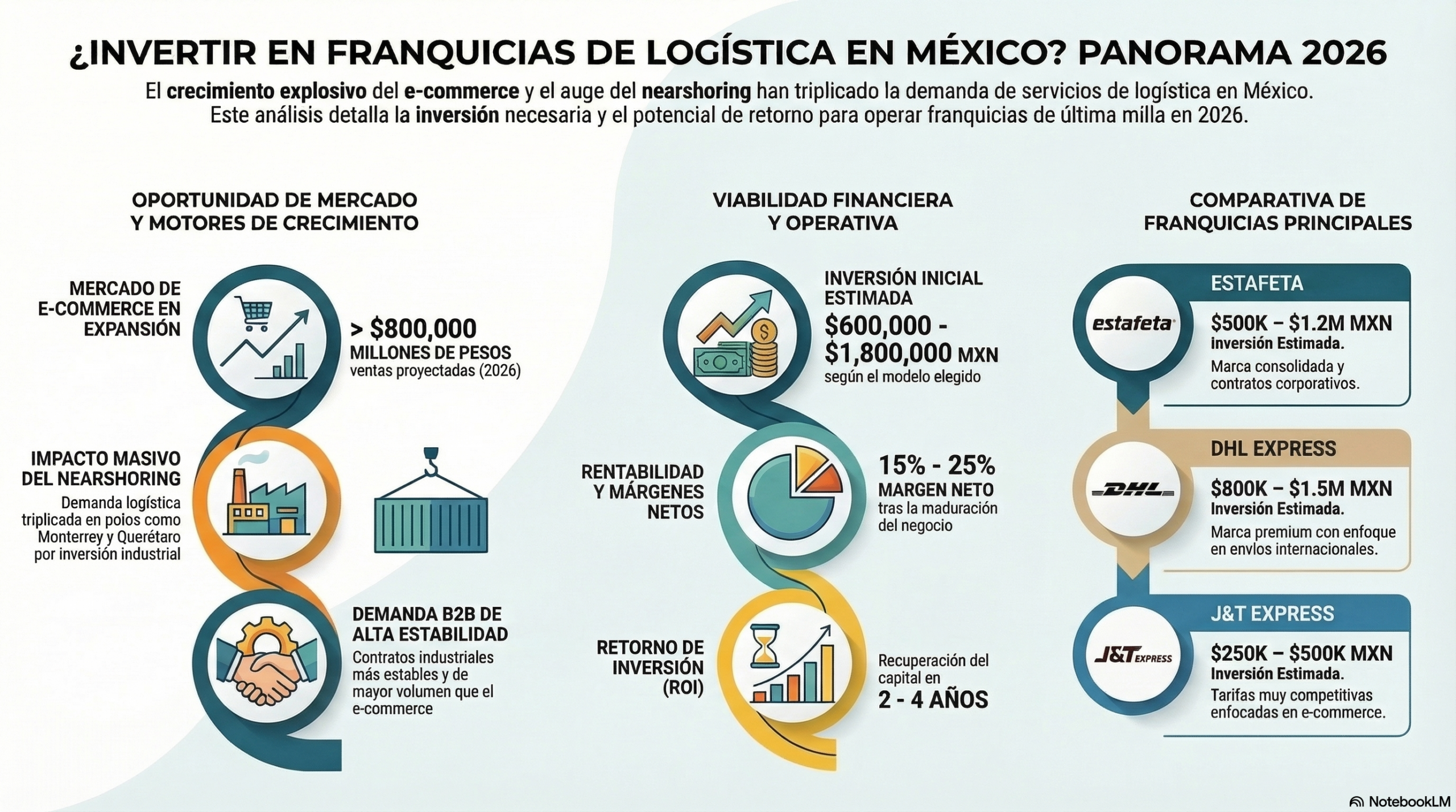 ¿Es negocio invertir en una Franquicia de Logística y Última Milla en México en 2026?
