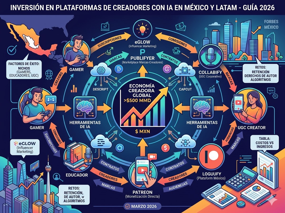 ¿Es negocio invertir en una plataforma de creadores de contenido con herramientas de IA en 2026?